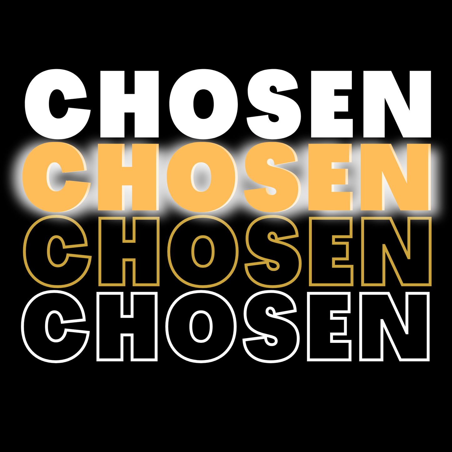 CHOSEN T-Shirt - New Godis Hair