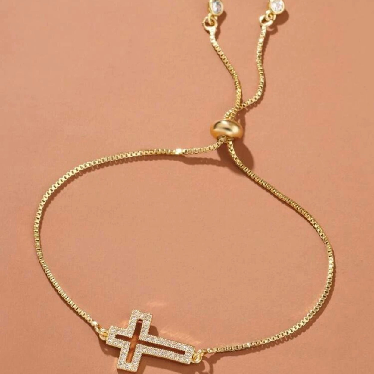 Cross Cubic Zirconia Bracelet