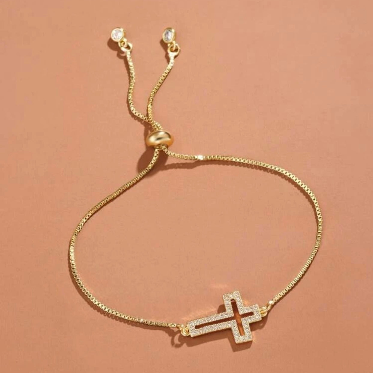 Cross Cubic Zirconia Bracelet