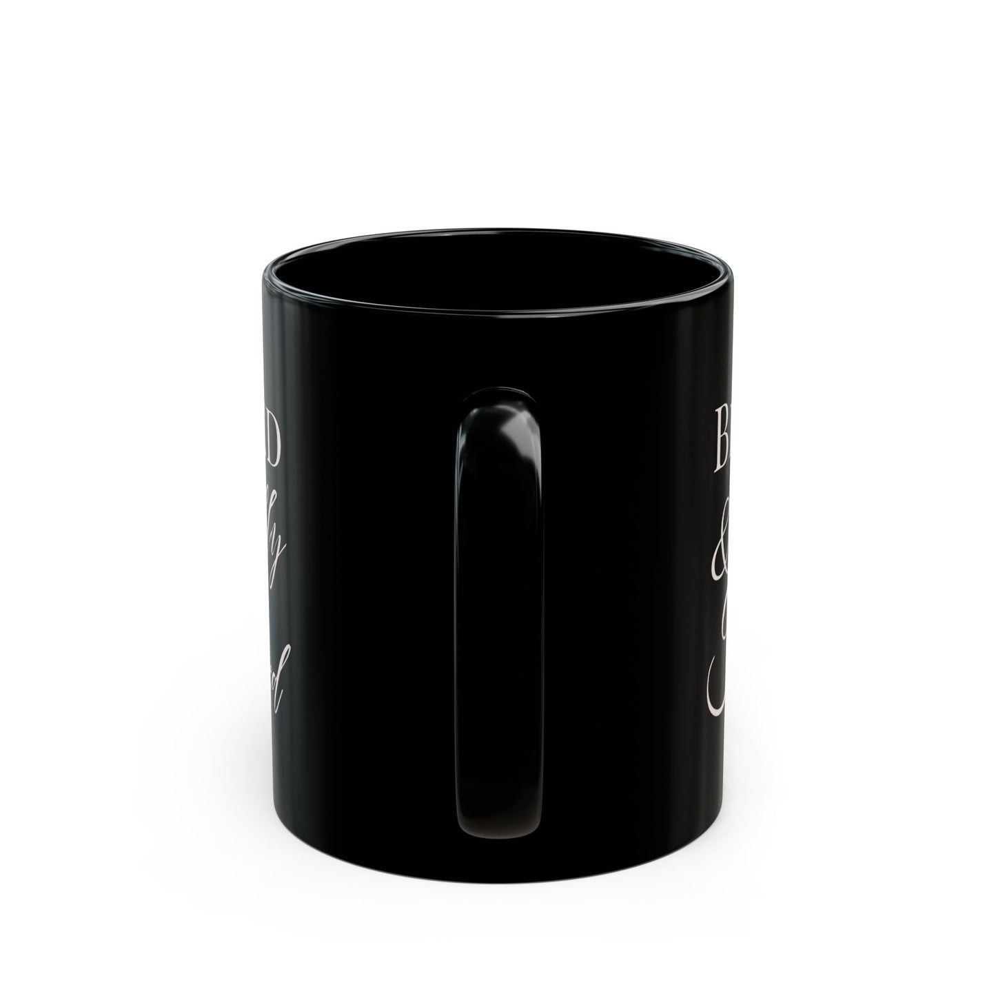BLESSED & Highly Flavored Black Mug (11oz)