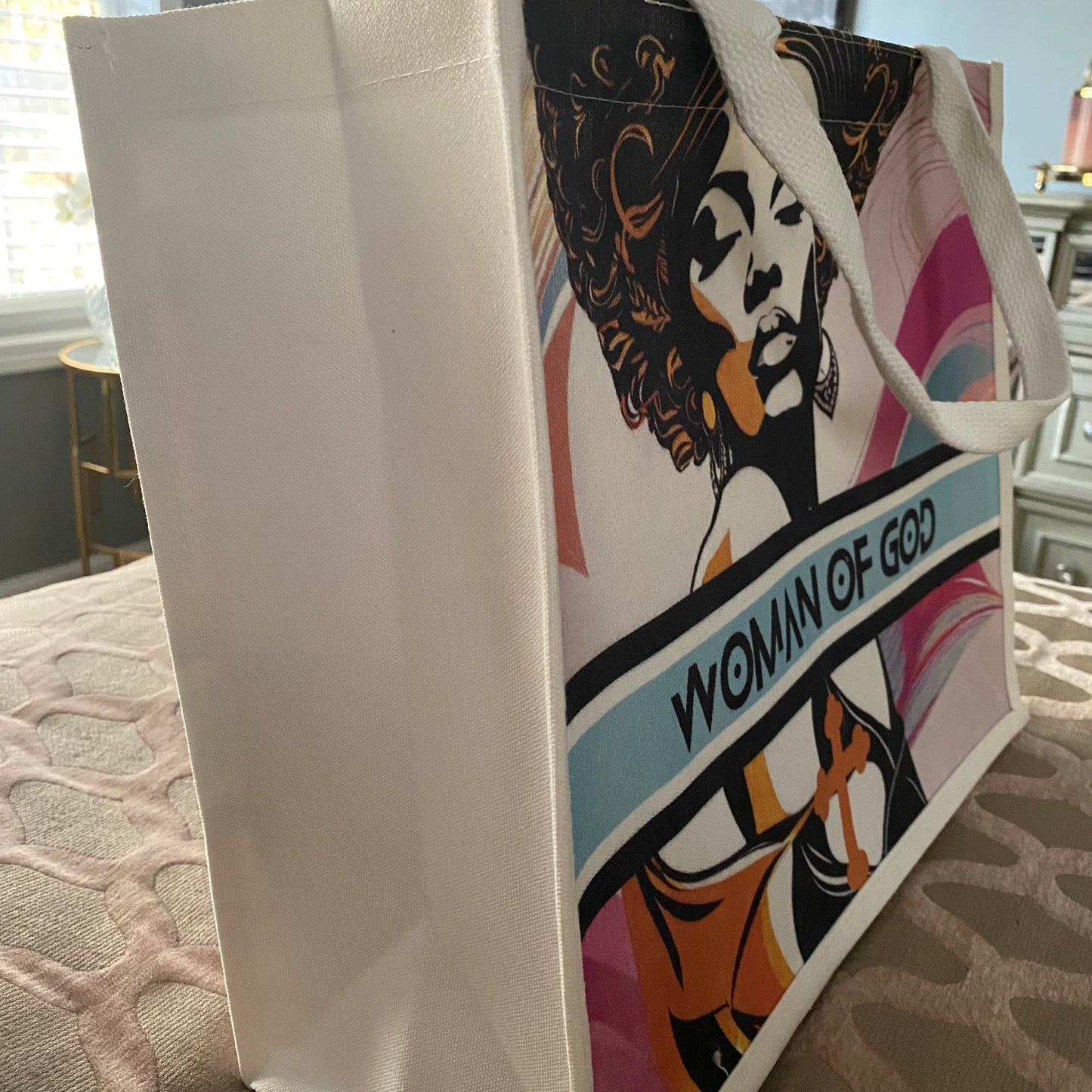 Woman of God Canvas Tote Bag