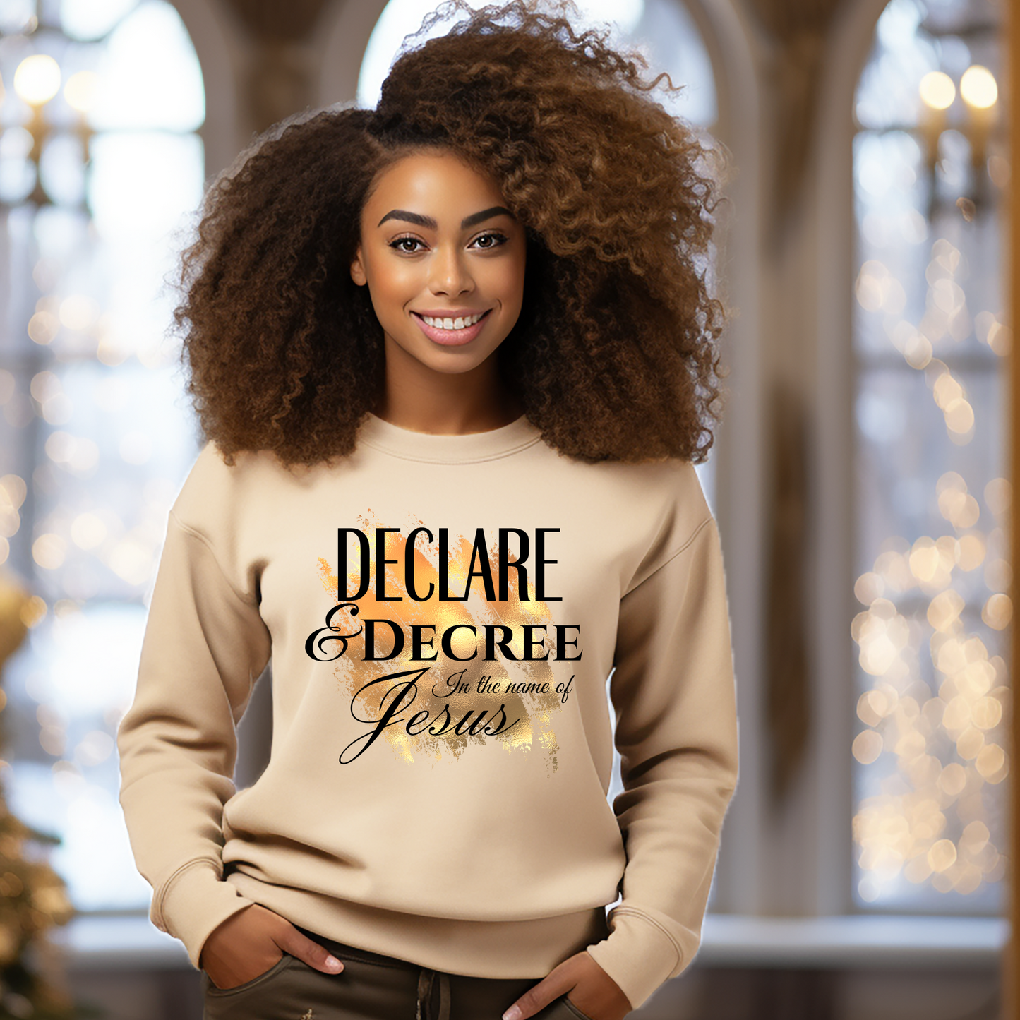 Declare & Decree in the name of Jesus Sweatshirt